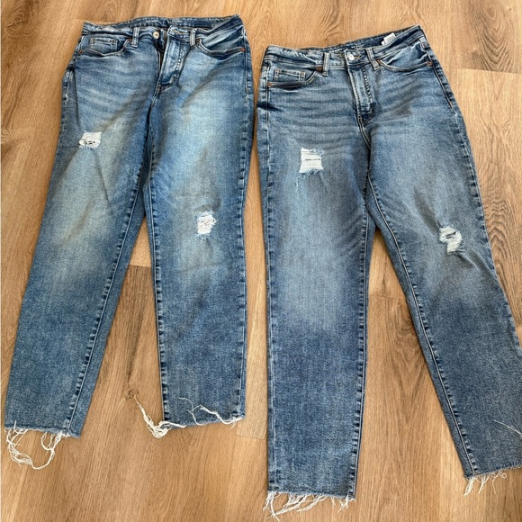 Old Navy High Rise O.G. Straight Sz 8 (2 pair) UGC - Picture 1 of 5